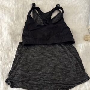 Lululemon Black Sports Bra with Racerback Design